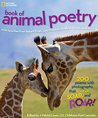 National Geographic children's Book of Animal Poetry, best poetry books for kids
