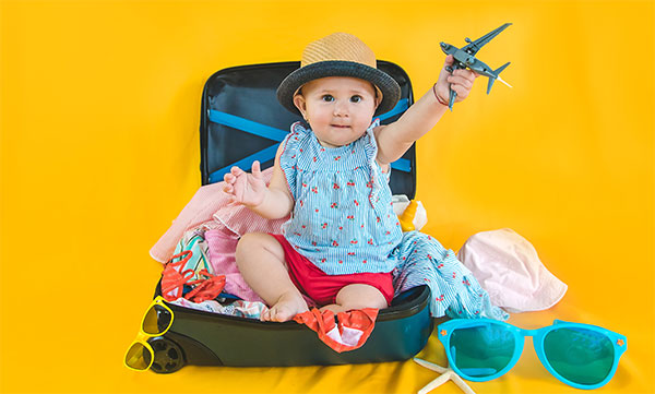 Pack Smart, but Keep it Light, how to travel with infants