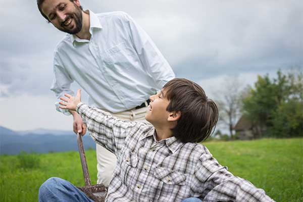 Emotional Well-Being, paternal care for kids